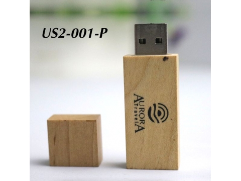 US2-001-P - sản xuất USB gỗ theo yêu cầu giá rẻ nhất